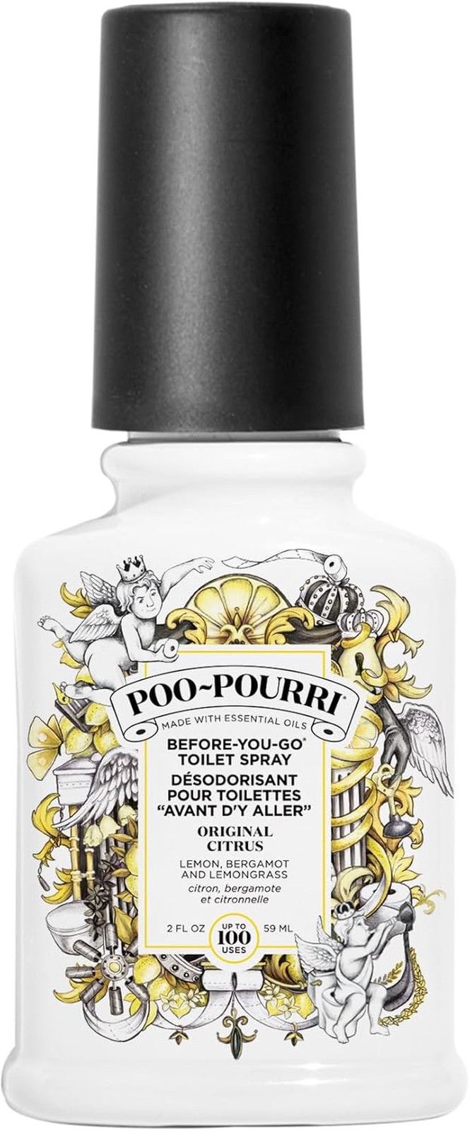 Pourri Bathroom Air Freshener Spray - Before-You-Go Poo-Pourri Toilet Spray - Or