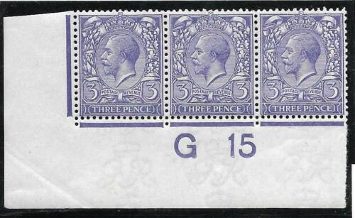 N22(7)e 3d Bluish Violet Royal Cypher Control G15 imperf UNMOUNTED MINT - Picture 1 of 1
