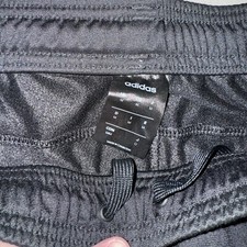 ADIDAS sz M Mens ESSENTIALS 3-STRIPES TAPERED PANTS ZIP POCKETS DU0467