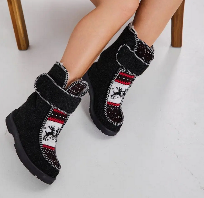 women's boots Russian felt valenki with rubber soles walking shoes