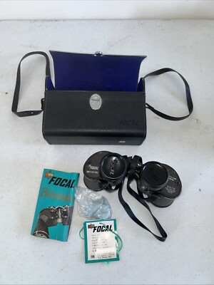 FOCAL Siam cat optics 8x35 Extra Wide Angle Kmart Vintage w/Case. Flaw Read
