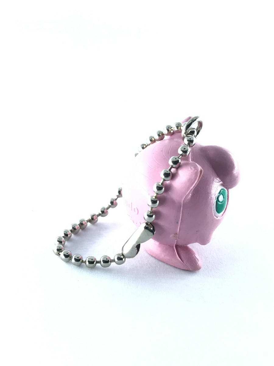 Jigglypuf 1998 Vintage Mini Figure No.7 key chain Pokemon Nintendo