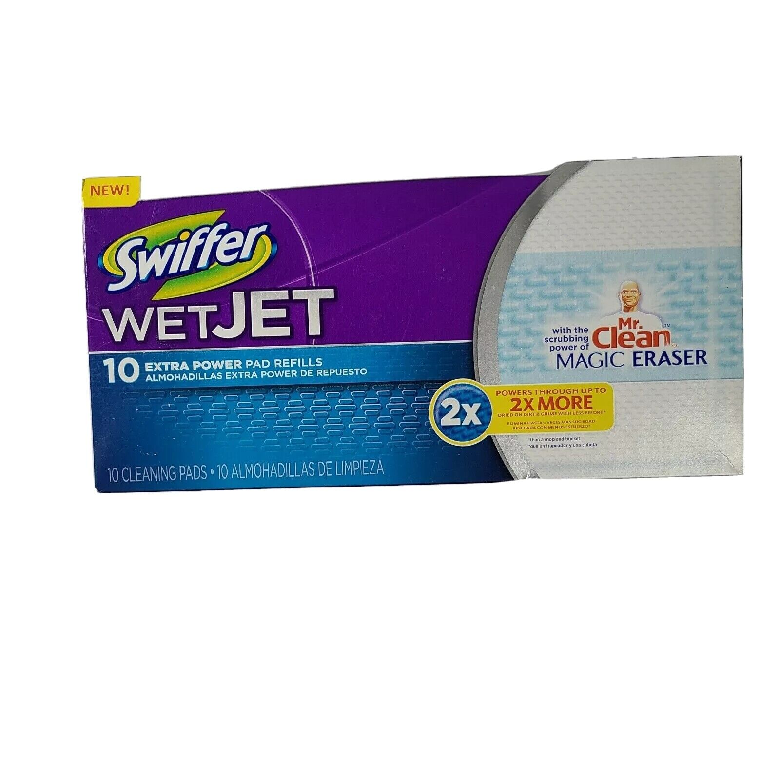 Swiffer Wet Jet With Mr. Clean Magic Eraser 10 Extra Power