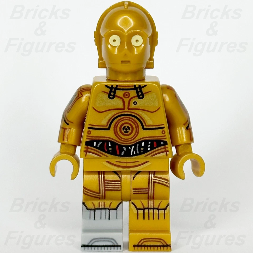 LEGO® Star Wars C-3PO Minifigure Protocol Droid Printed Arms & Legs 75341 sw1209 - Image 2 of 4