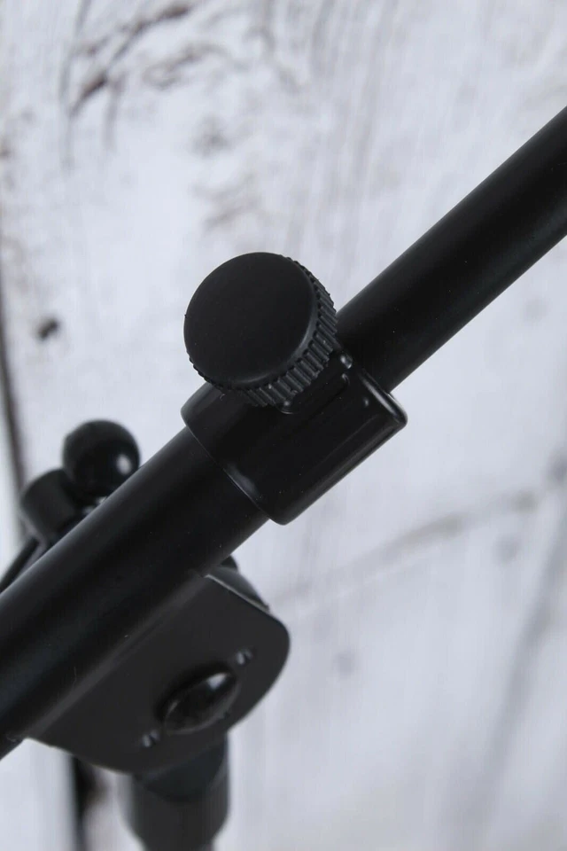 On Stage MS7701B Euro Boom Microphone Mic Stand with Removable Boom Arm Black - Image 4 of 4