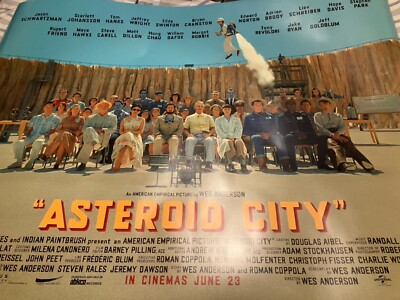 ASTEROID CITY ORIGINAL UK QUAD CINEMA POSTER Wes Anderson