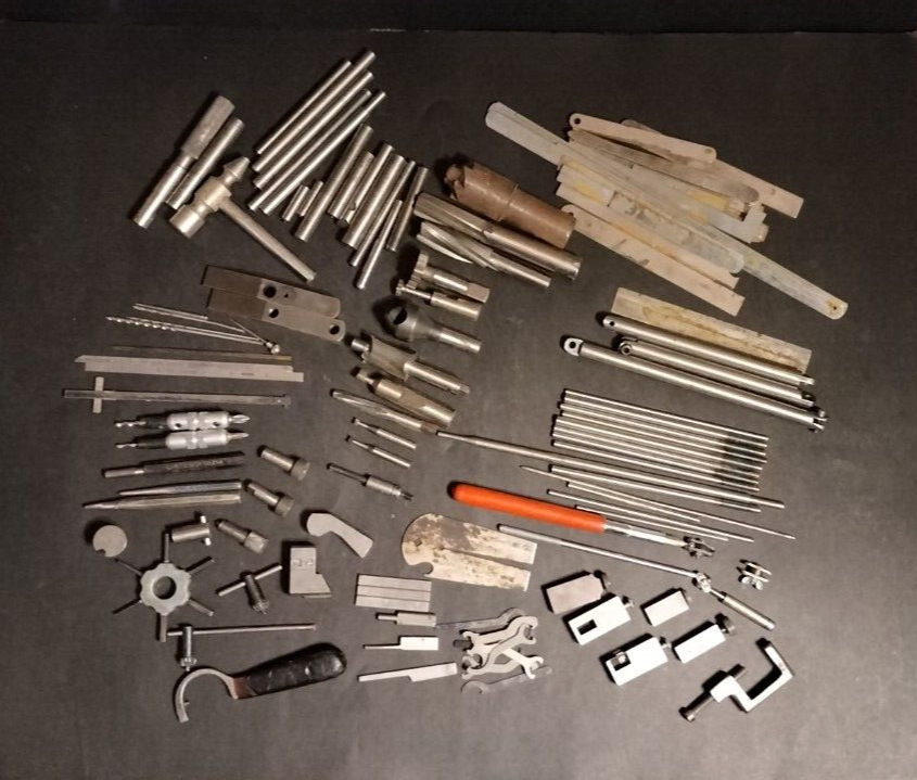 Large Lot of Miscellaneous Used Machinist Tools, Parts, Accessories