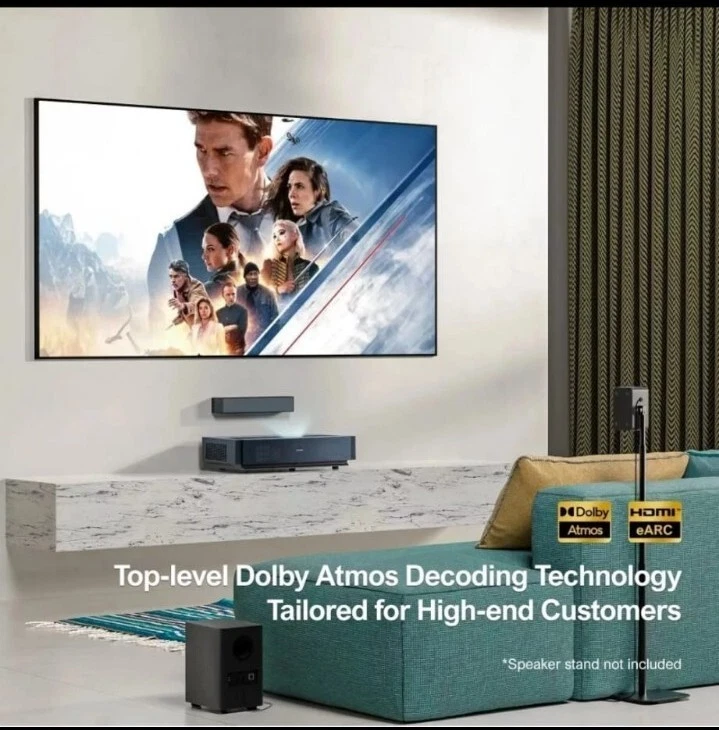 Soundbar ULTIMEA D60 Dolby Atmos 5.1 3D Surround BassMX Bass eARC HDM Subwoofer - Bild 3 von 4