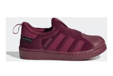 adidas Superstar 360 I - Burgandy- GX3261 Kids Slip On Uk 6.5k Kids