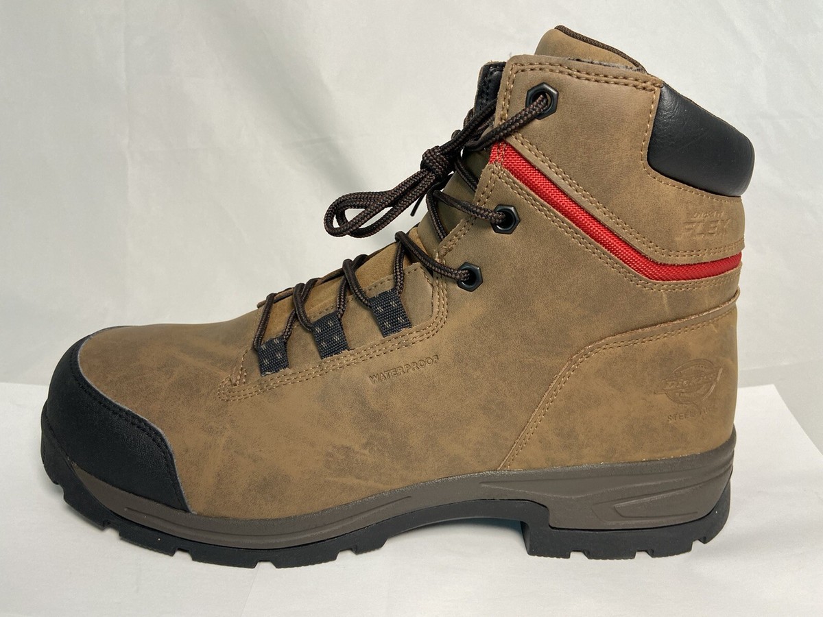 Dickies steel toe Sz 6.5  brown lace up boots #workwear #boots Amazon.com | Dickies Men main image 3