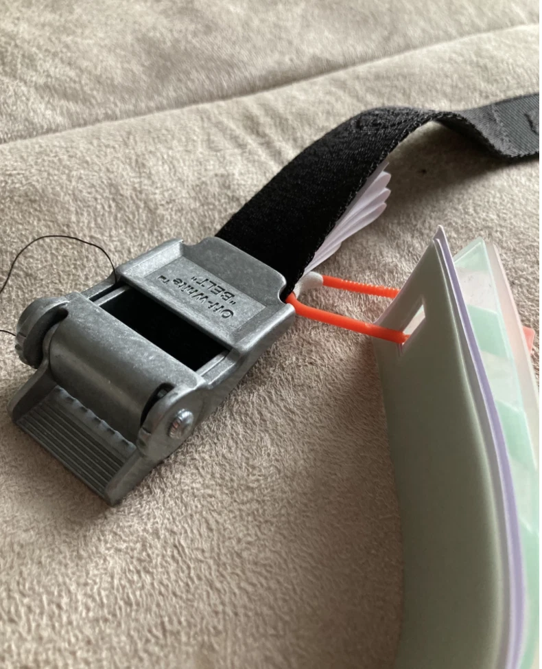 Off white hotsell belt metal