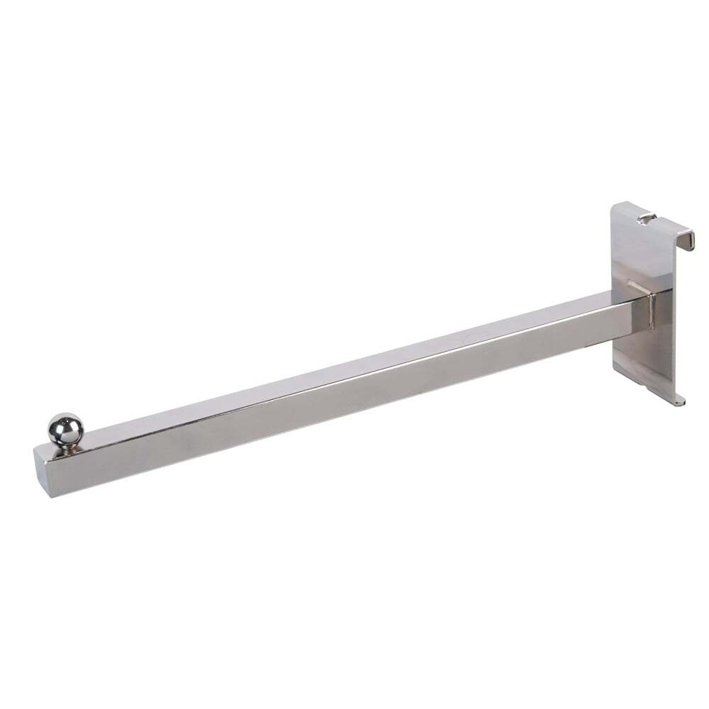 Econoco GW/11 Chrome Square Tubing Straight Arm 12 Inches Long N/A Model Straight Arm Accessory