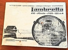 Innocenti Lambretta 50 Cento 125 m4 manuale uso manutenzione libretto originale