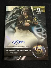 Nathan Martorella 2023 Bowman Platinum Auto Rookie RC San Diego Padres #TOP-8
