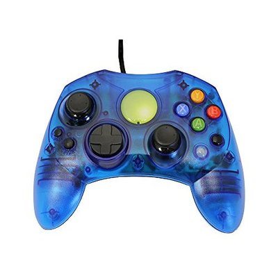 Ersatz Controller für Xbox Original Blau Transparent von Mars Devices 7Z