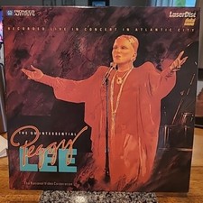 The Quintessential Peggy Lee Recorded Live In Atlantic City Laserdisc