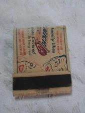Old Front Strike Matchbook - Old Nick & Bit-O-Honey Candy Bars - VG/EXC Cond