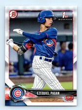 2018 Bowman Draft Ezequiel Pagan Chicago Cubs #BD-106 1st Bowman