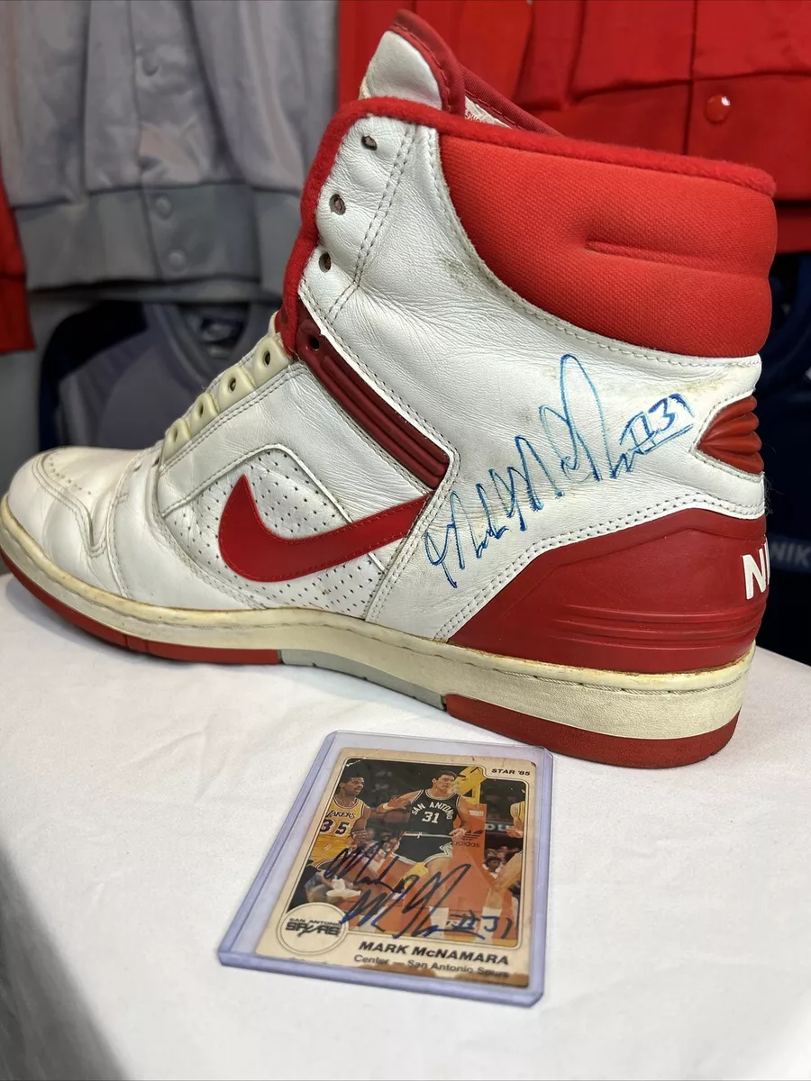 1986 Nike Air Force 2 II Autographed Single Shoe Mark McNamara Vintage Sz  15 80s