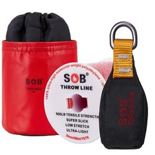 Arborist Throw Line Kit 197ft Slick Rope 8.8oz Weight Reflective Storage Bag