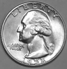 1958-D Washington Quarter - BU - #0344E - FREE SHIPPING