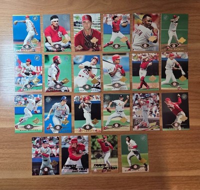 22 ST. LOUIS CARDINALS 1995 Topps Stadium Club TEAM CARD LOT World Series Winner