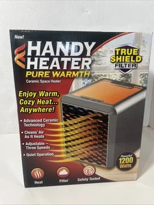Compact 1200W Céramique Space Thermostat réglable – Nouveau dans la boîte