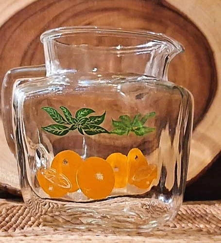 VTG 1950'S FEDERAL ORANGE JUICE DECANTER/CARAFE/PITCHER