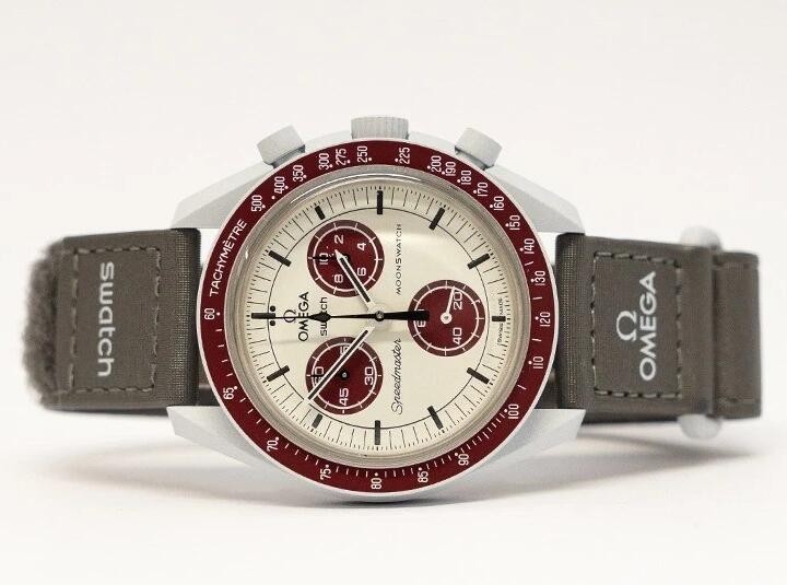 Omega Bioceramic To 42mm x Swatch MoonSwatch "Mission Watch Pluto" - vintagewatches.pk