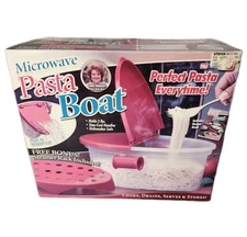 Microwave Pasta Boat Cooker Spaghetti Steamer Rack Kitchen Gadget As Seen On TV