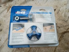 Kreg Concealed Hinge Jig with 35mm Drill Bit. New unused in unopened packaging