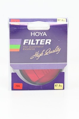 Hoya 67mm 25A Red Filter- #B172