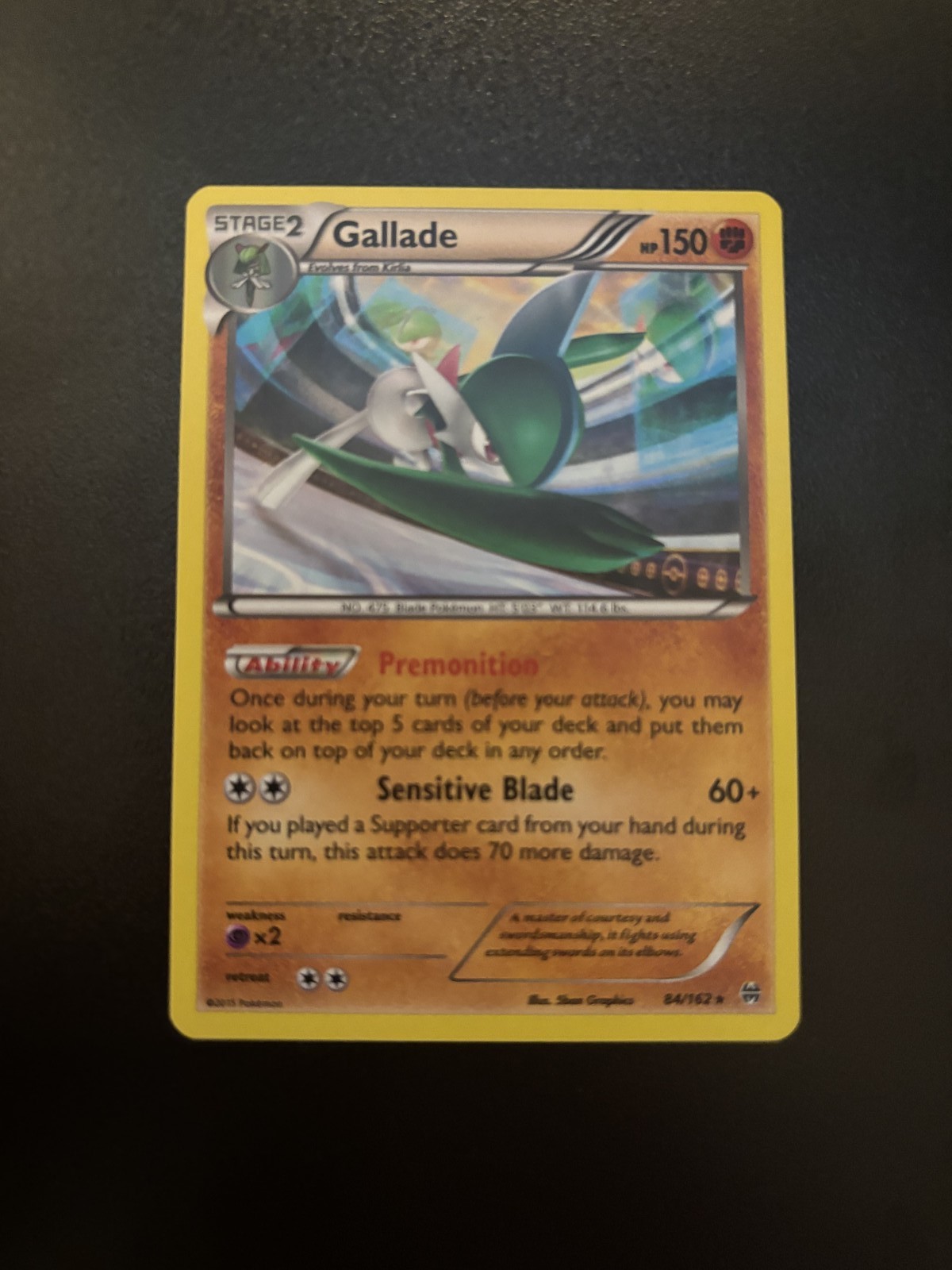 Gallade Holo Rare XY - BREAKthrough 84/162 NM