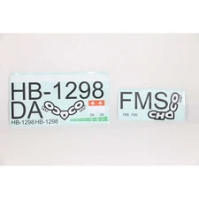 FMS Decal ASW-17 EP Glider 2500mm- FMMEB109 Decals Trim Pilots Scale Accys