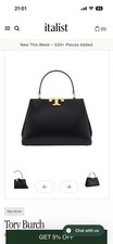 Tory Burch Eleanor Black Satchel Bag