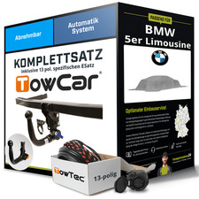 Für BMW 5er Typ G60 , G90 , G68 Anhängerkupplung abnehmbar +eSatz 13pol 23- AHK