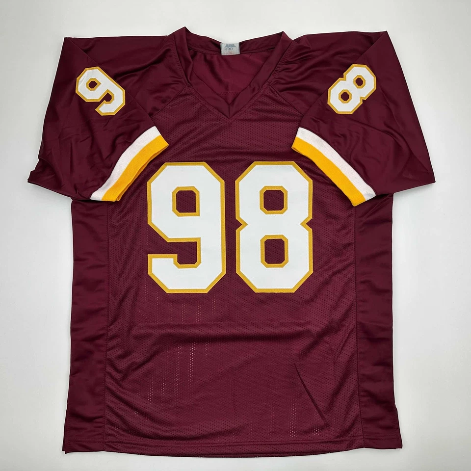 Autographed/Signed Brian Orakpo Washington Burgundy Football Jersey JSA COA - Image 4 of 4