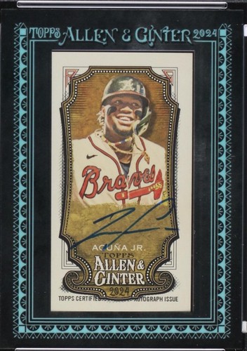 2019 Topps Allen & Ginter X【R Acuna Jr.】 2019 Topps Allen & Ginter Mini Logo Back Ronald Acuna Jr Atlanta