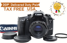 TOP MINT w/Strap Canon EOS 7 E7 ELAN Film Camera EF 50mm F1.8 II Lens JAPAN