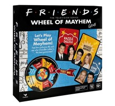 Friends TV Show, Wheel of Mayhem Game Teens & Adults Party Fun Electronic Spin