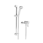 Bristan Thermostatic Mixer Shower Exposed Chrome Single Spray Pattern Round Head