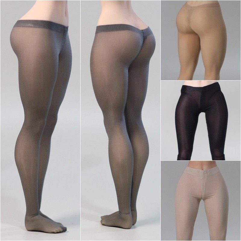 DMTOYS 1/6 Female Ultra Thin Elastic Pantyhose Stocking Model For 12" Figure