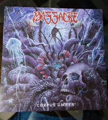 Massacre - Corpus Umbra 2x12 clear Vinyl,Zustand Near Mint Vinyl LP,Death Metal