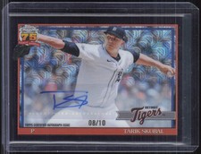 2026 Topps Chrome '91 Black Mega Box #24 Tarik Skubal 8/10 Auto Autograph