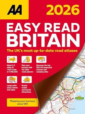 Aa Easy Read Atlas Britain 2026 25 New Edition -  NEW Aa Publishing