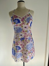 Authentic vintage Van Raalte Floral slip dress size S/M