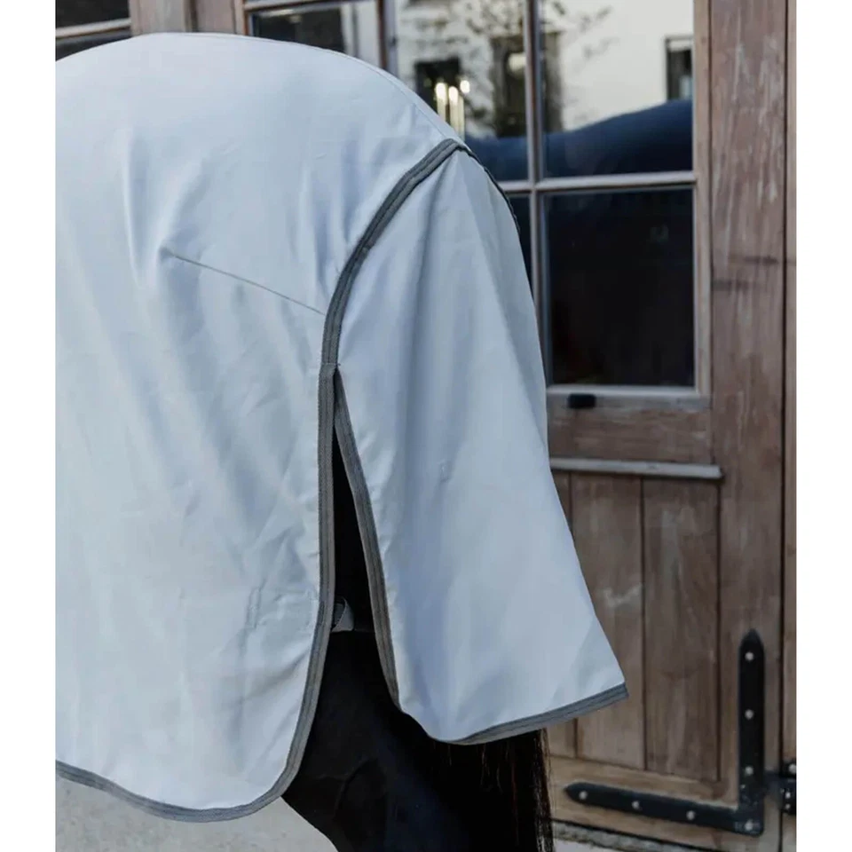 Kentucky Horsewear Grau 125-5'9 Ekzemerdecke mit Halsteil Fliegendecke - Bild 3 von 4