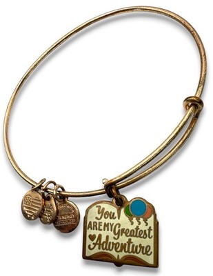 2019 Disney Parks Alex and Ani Up Charm Bracelet You Are My Greatest Adventure
