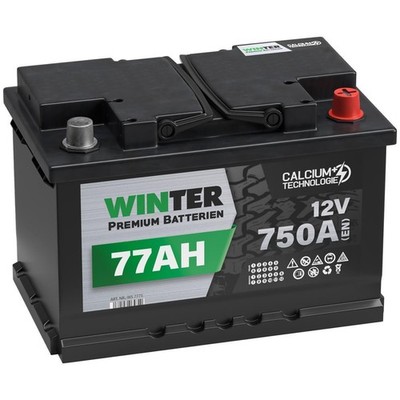 Autobatterie WINTER 12V 77Ah Starterbatterie NEU WARTUNGSFREI TOP ANGEBOT 