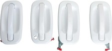 4Pcs Olympic White Exterior Door Handle for Chevy Silverado Tahoe Sierra Yukon